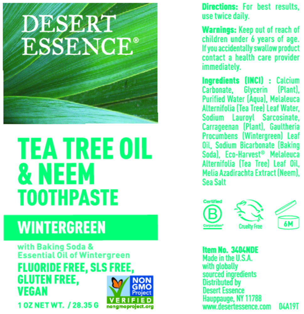 Product image for Tea Tree Oil &amp; Neem Tooth Winter.