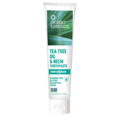 Tea Tree Oil & Neem Tooth Winter 6.25 Ounces Tea Tree Oil & Neem Tooth Winter 6.25 Ounces