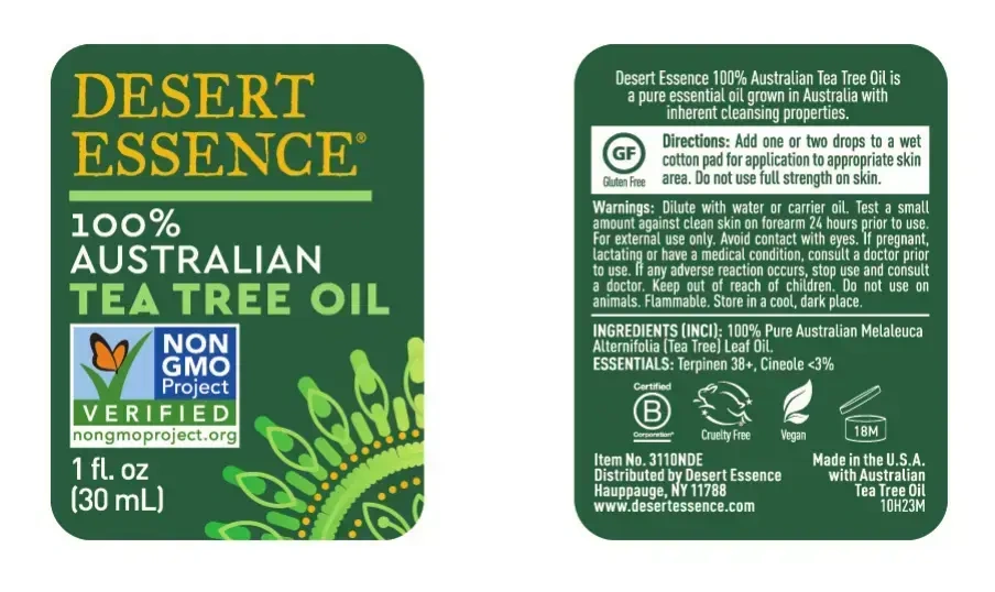 Product image for Tea Tree Oil 100% Australian.