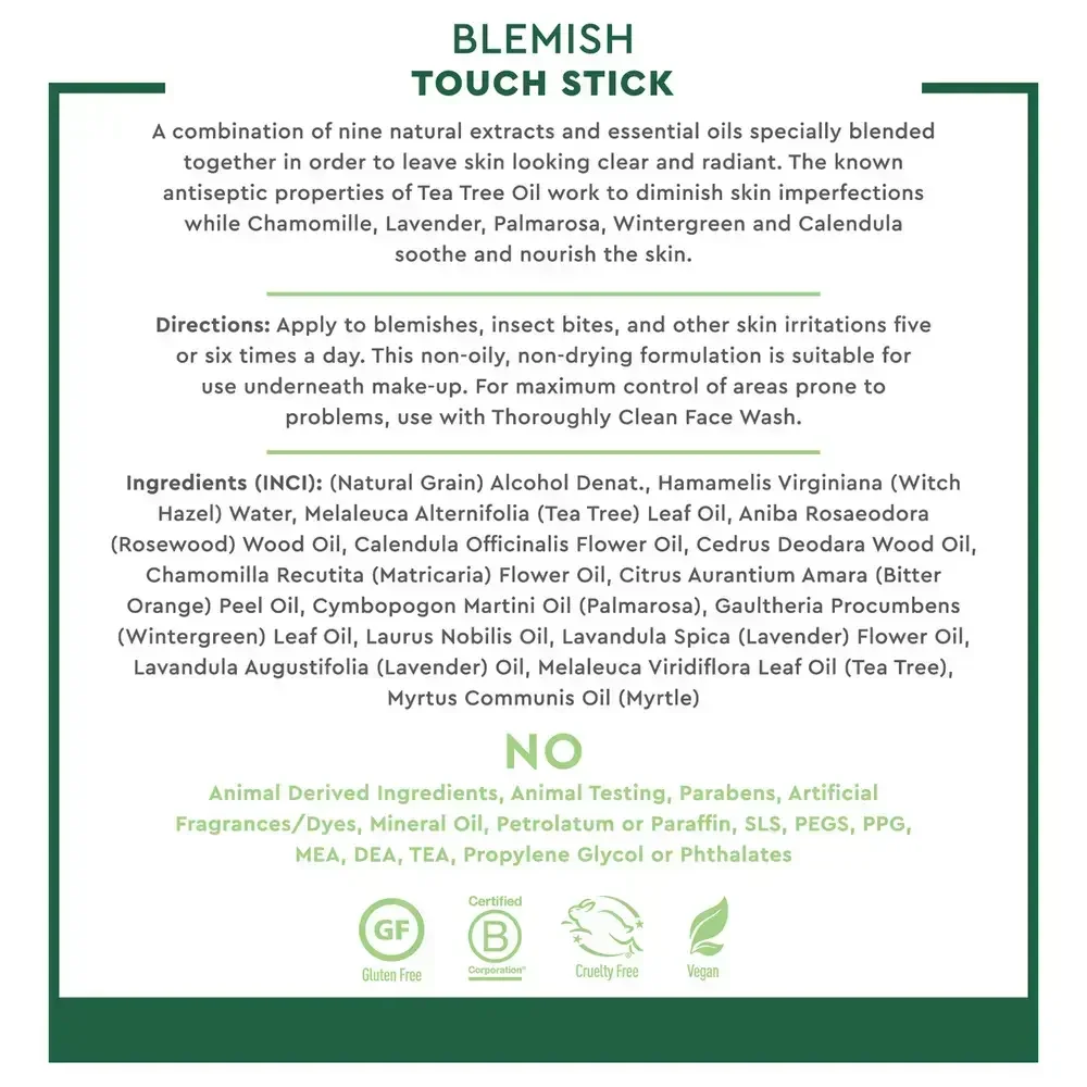 Product image for Tea Tree Oil Blemish Touch Stick.