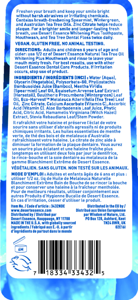 Product image for Tea Tree Oil Mouthwash Whiten.