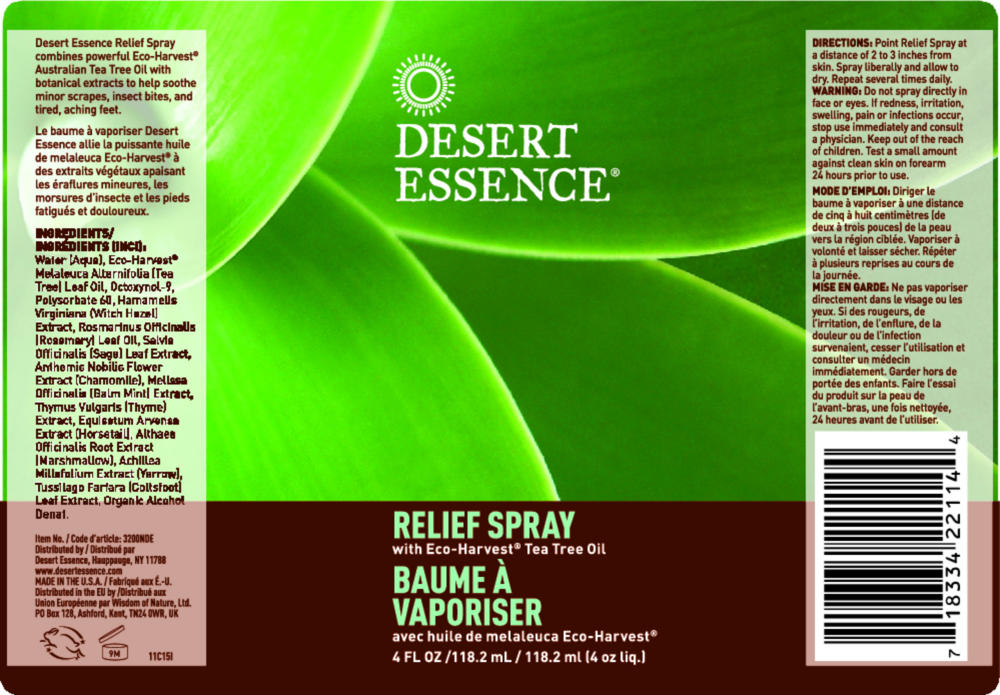 Product image for Tea Tree Oil Relief Spray.