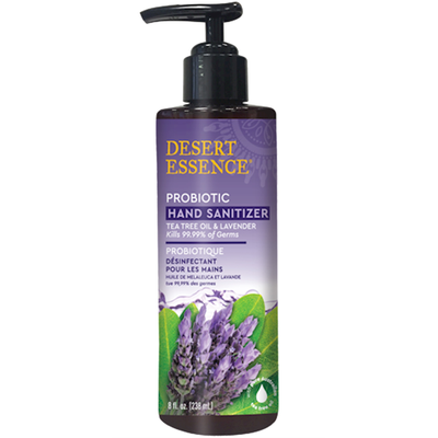 Probiotic Hand Sanitizer Lemongrass 8 Ounces