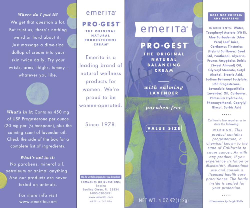 Product image for Pro-Gest paraben free Lavender.