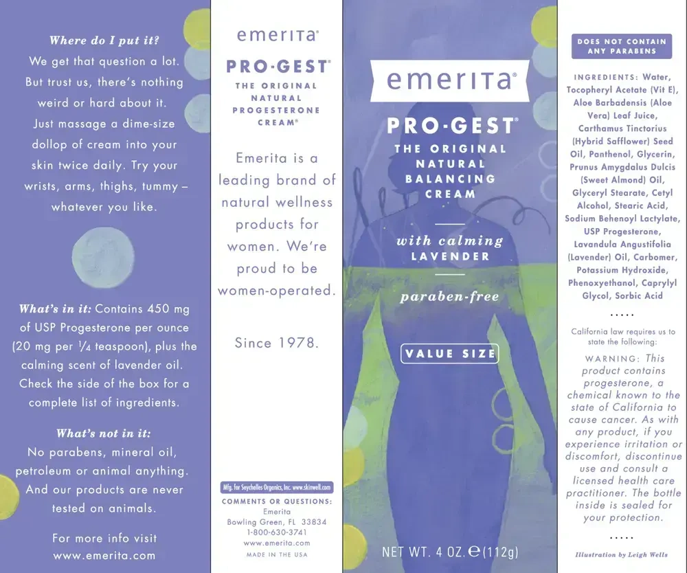 Product image for Pro-Gest paraben free Lavender.