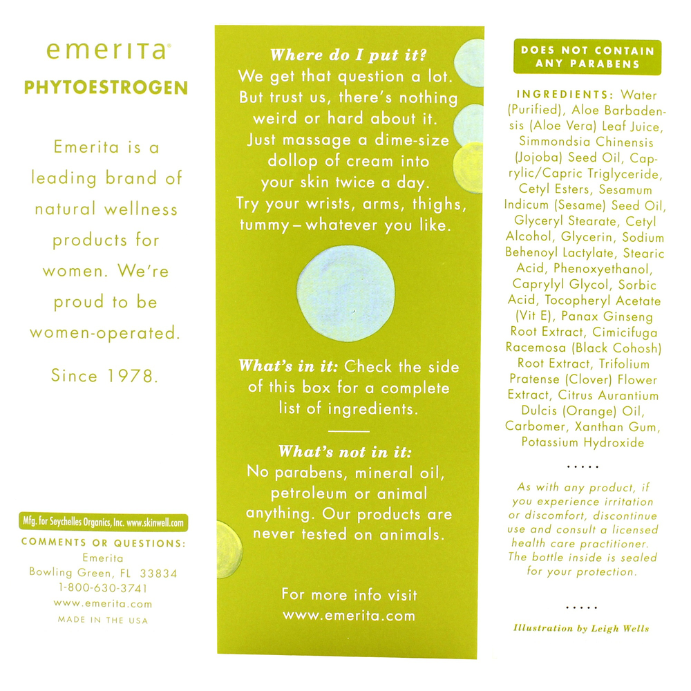 Product image for Phytoestrogen Body Cream.