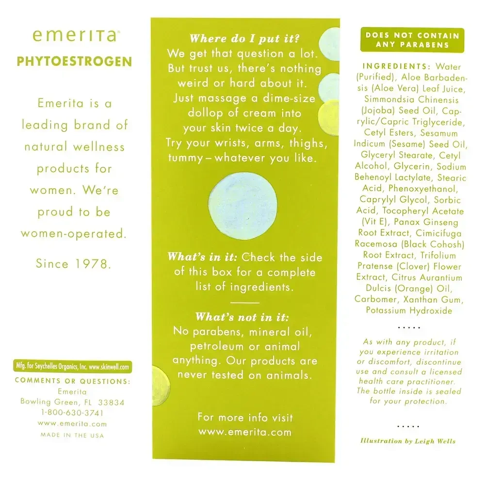 Product image for Phytoestrogen Body Cream.