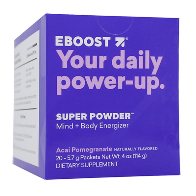 Super Powder Mind &amp; Body Energizer Acai Pomegranate 20 packets