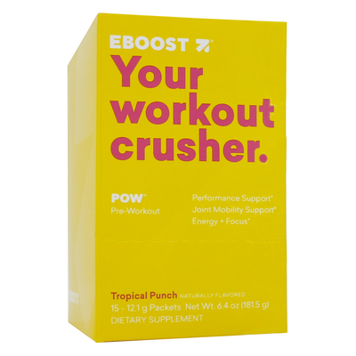 POW Pre-Workout Powder Tropical Punch 15 packets
