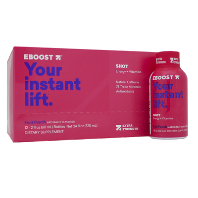 ENGERY SHOT Fruit Punch Extra Strength Pack 12 Shots