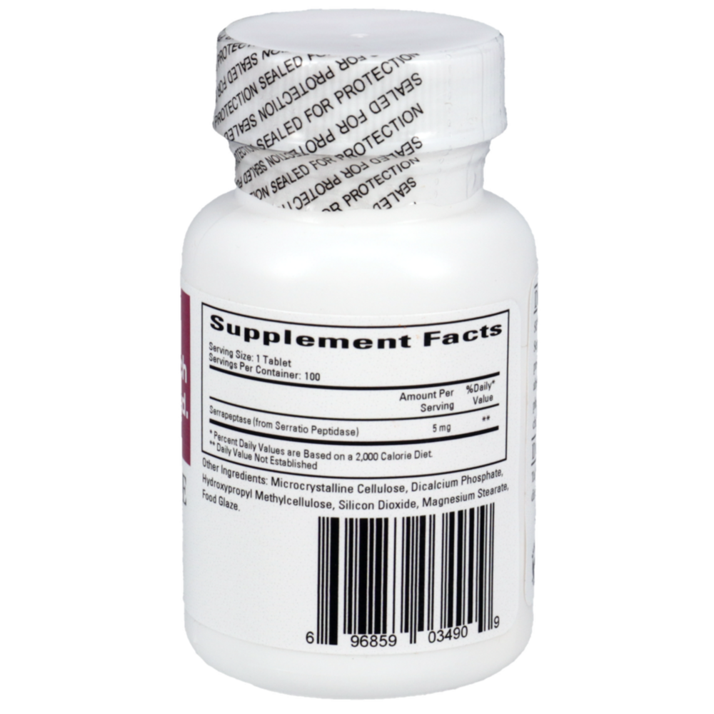 Product image for Serraflazyme (Serratia Peptidase 5mg).