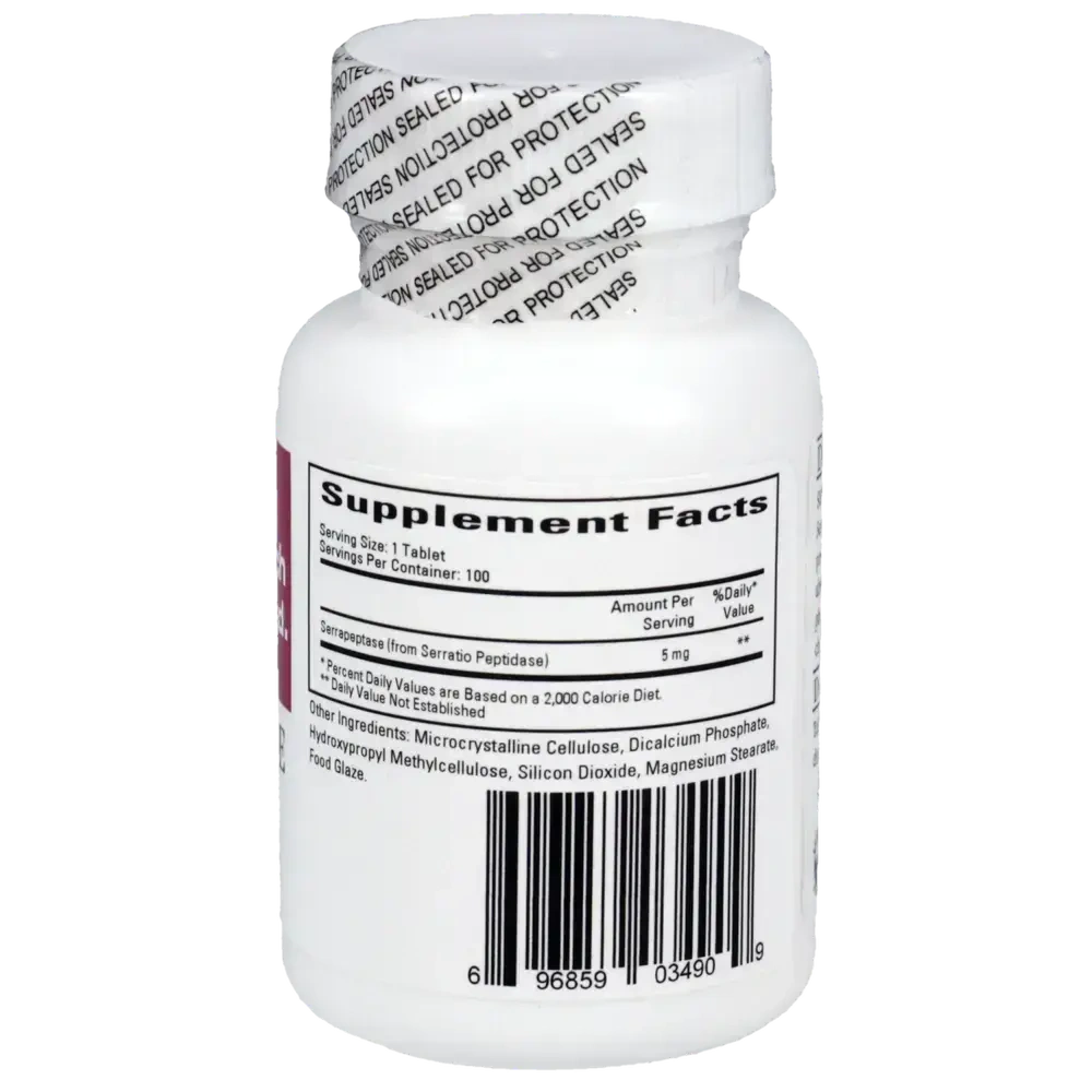 Product image for Serraflazyme (Serratia Peptidase 5mg).