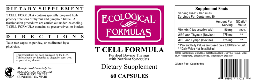 Product image for T Cell Formula.