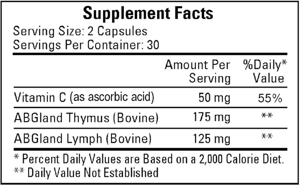 Product image for T Cell Formula.