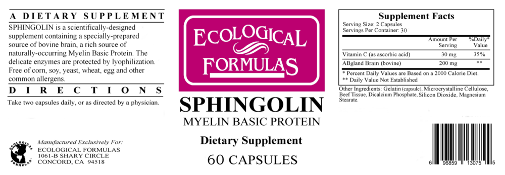 Product image for Sphingolin.