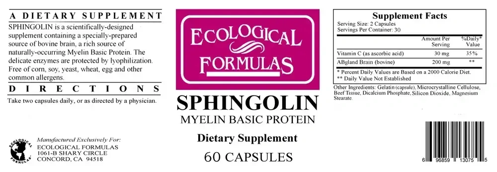 Product image for Sphingolin.