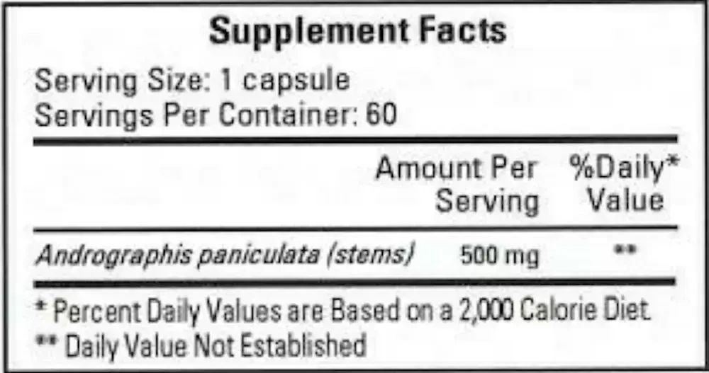 Product image for Restenoril (Andrographis 4:1).