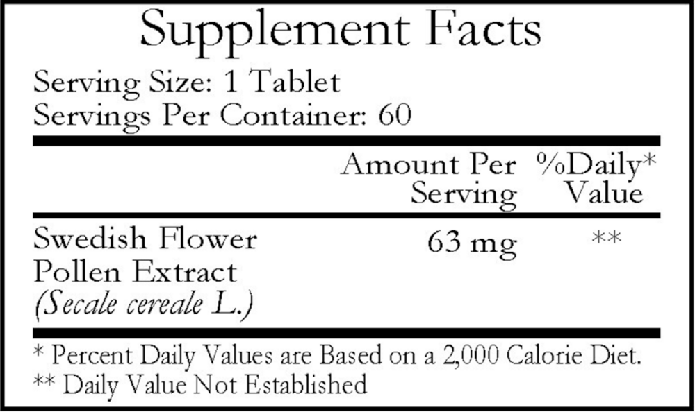 Product image for Swedish Flower Pollen 63mg.