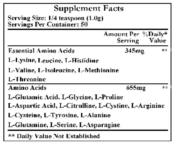 Product image for Amino Acid Crystals (Free-Form).