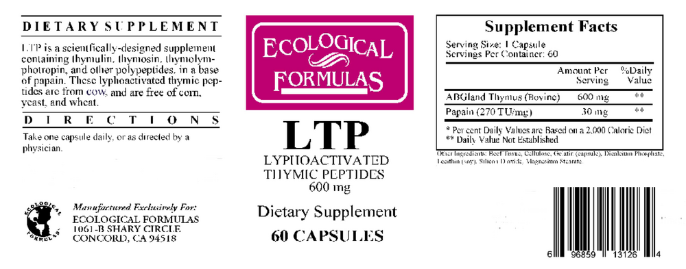 Product image for LTP(Lyphoactivated Thymic Peptides).