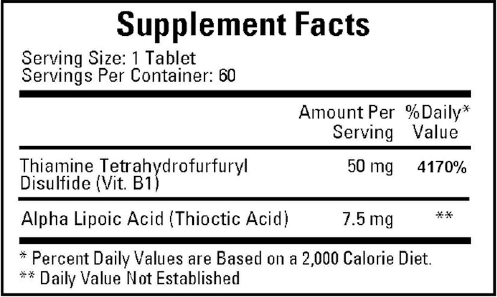 Product image for Lipothiamine.