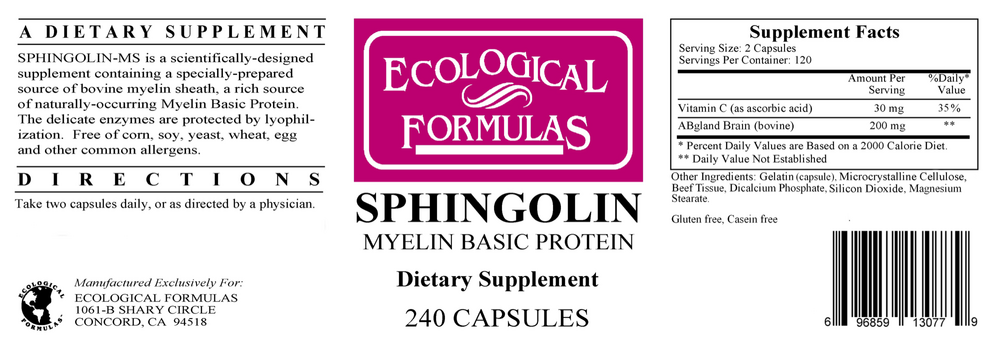 Product image for Sphingolin.