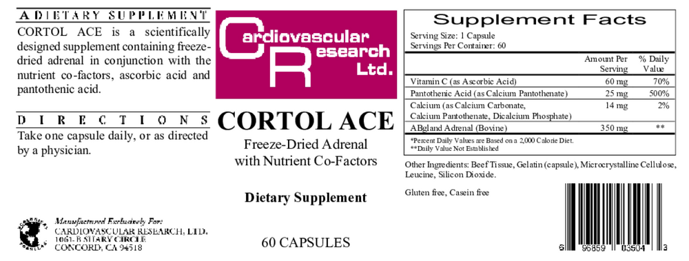 Product image for Cortol ACE.