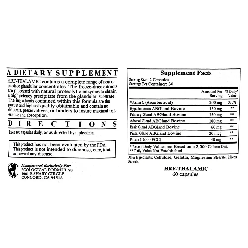 Product image for HRF-Thalamic.
