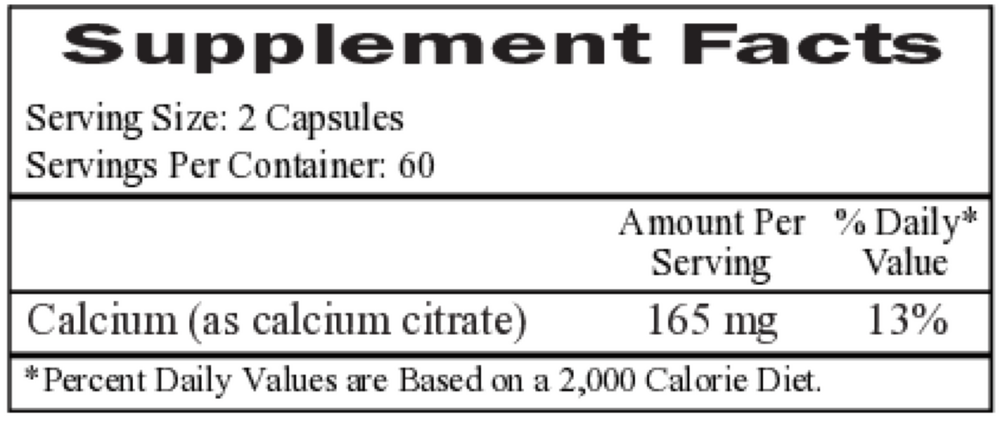 Product image for Calcium Citrate.