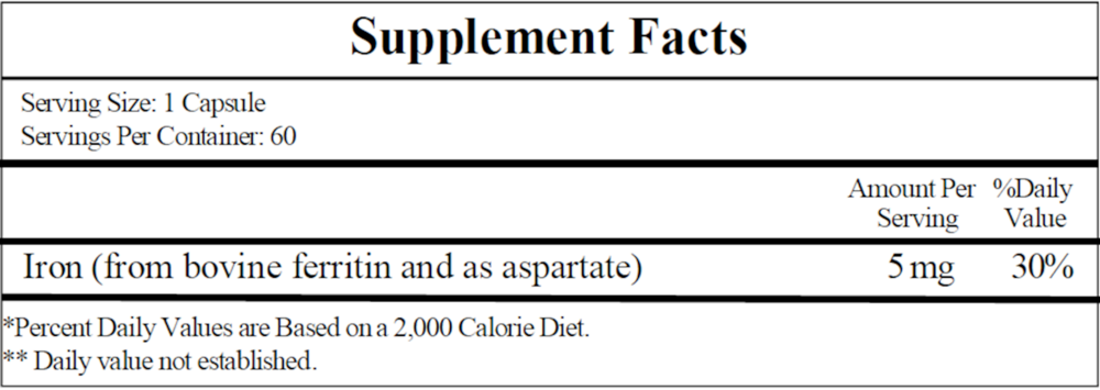 Product image for Ferritin.