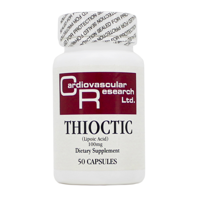 Thioctic(Lipoic Acid) 100mg 50 capsules