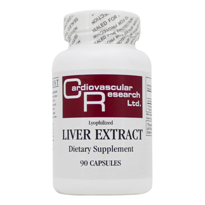 Liver Extract (Lyophilized 550mg) 90 capsules