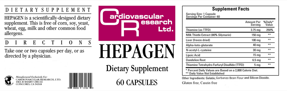 Product image for Hepagen.