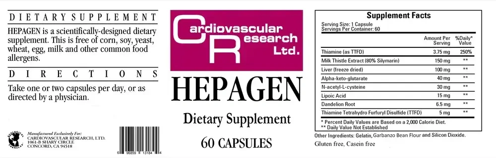 Product image for Hepagen.