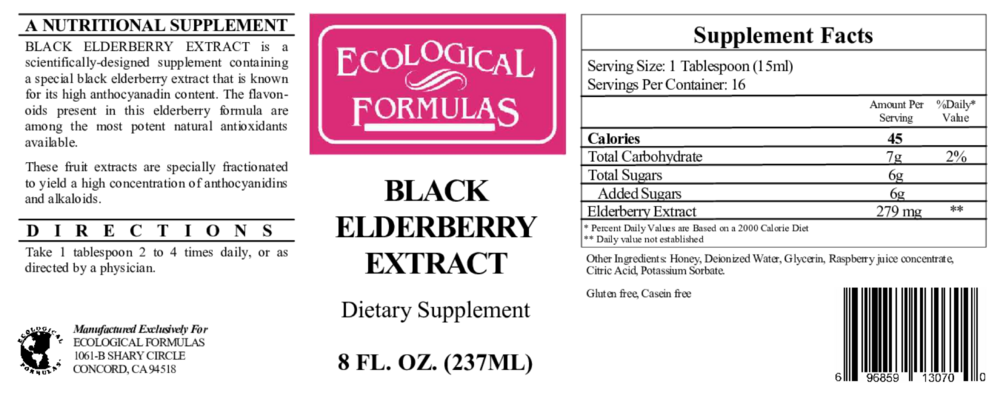 Product image for Black Elderberry Extract.