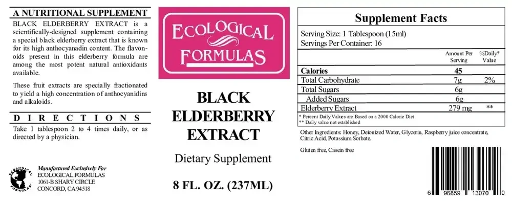 Product image for Black Elderberry Extract.