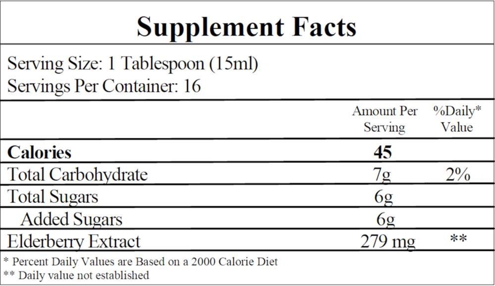 Product image for Black Elderberry Extract.