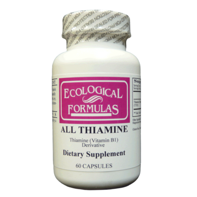 All Thiamine  (fat soluble B1 - TTFD, 50mg capsule)