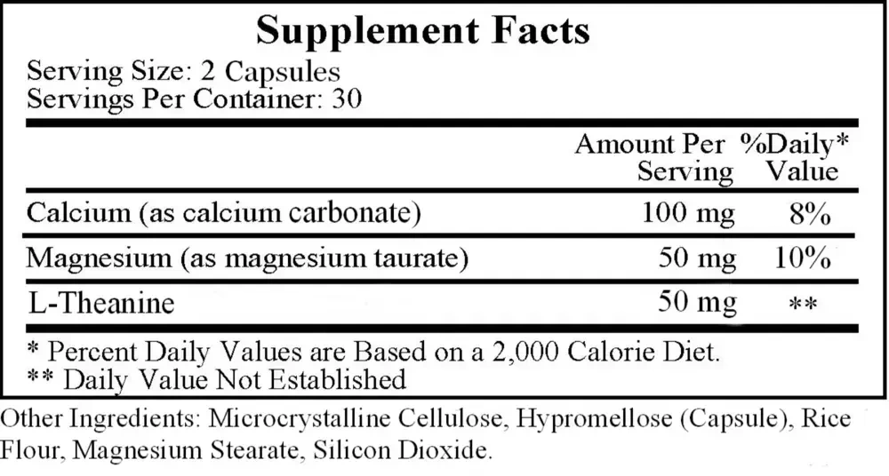Product image for Shpilkes (CA Carbonate/MG Taurate + L-Theanine).