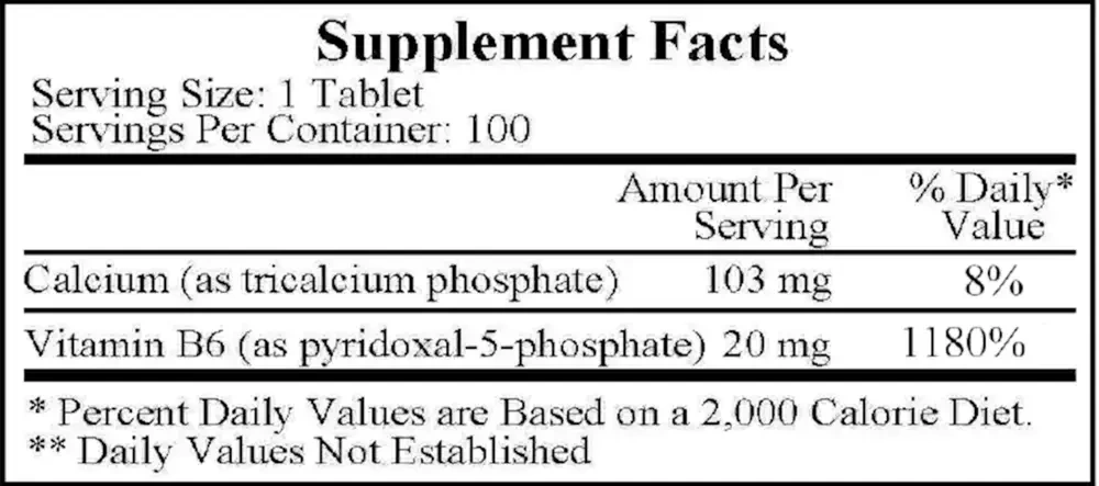Product image for Pyridoxal 5' Phosphate.