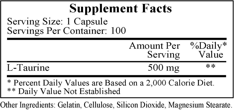 Product image for Taurine.