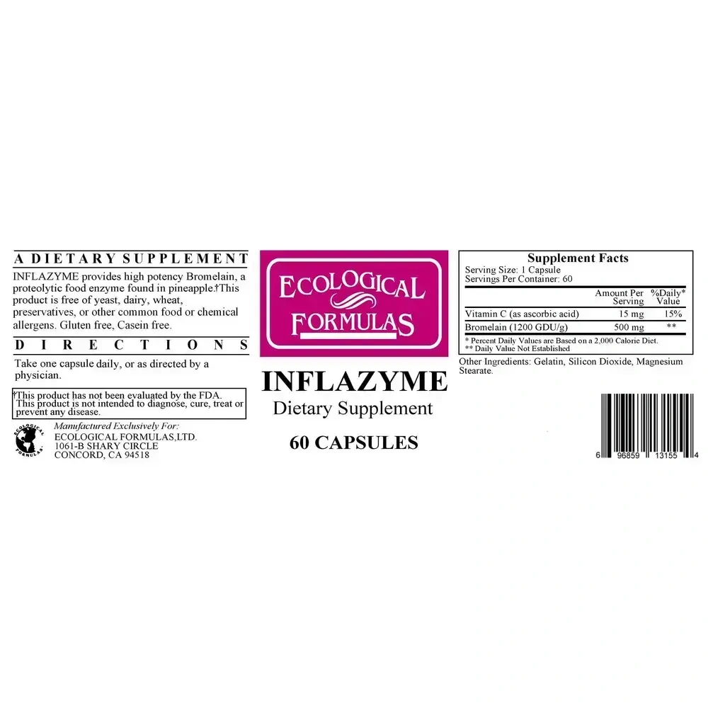 Product image for Inflazyme 500mg.