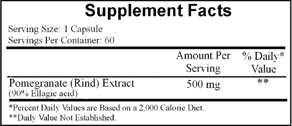 Product image for Ellagic 500mg.