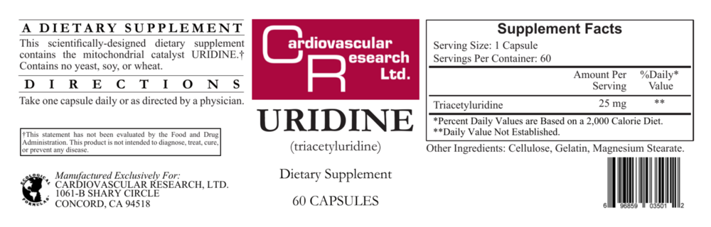 Product image for Uridine Triacetyluridine.