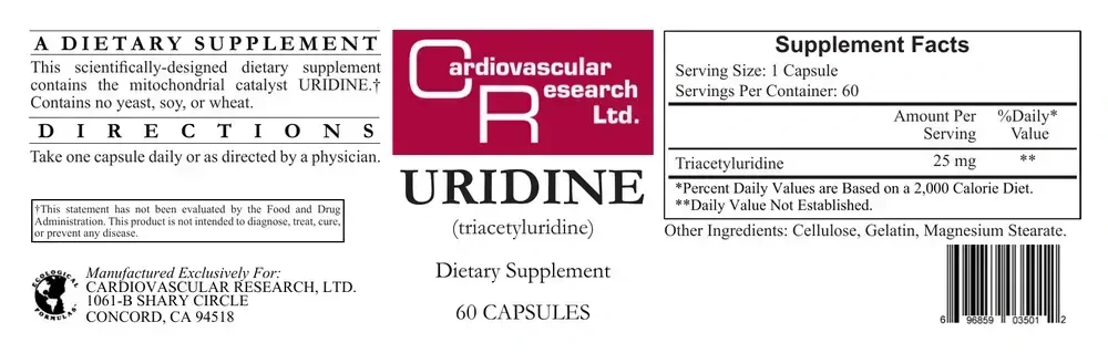 Product image for Uridine Triacetyluridine.