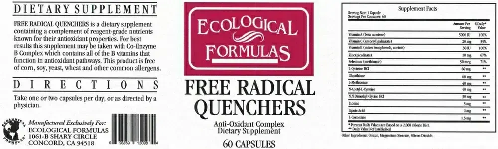 Product image for Free Radical Quenchers.