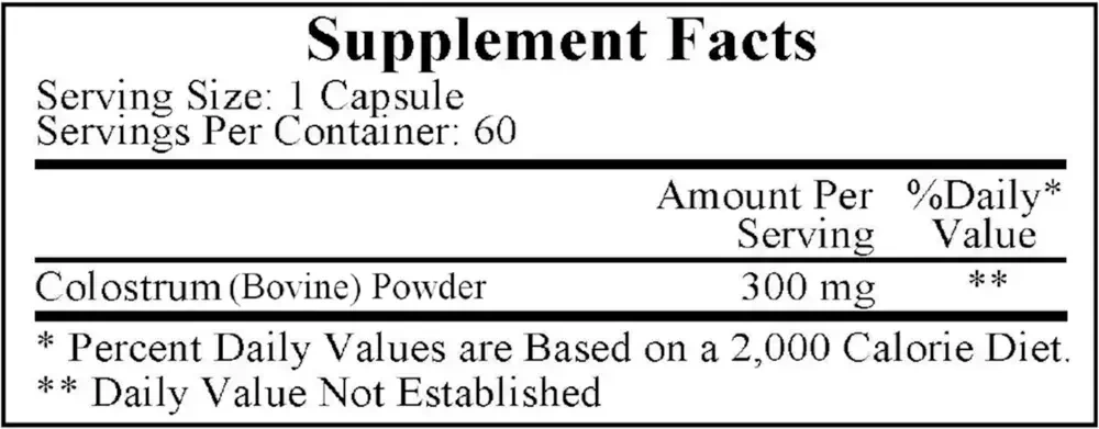 Product image for Colostrum.