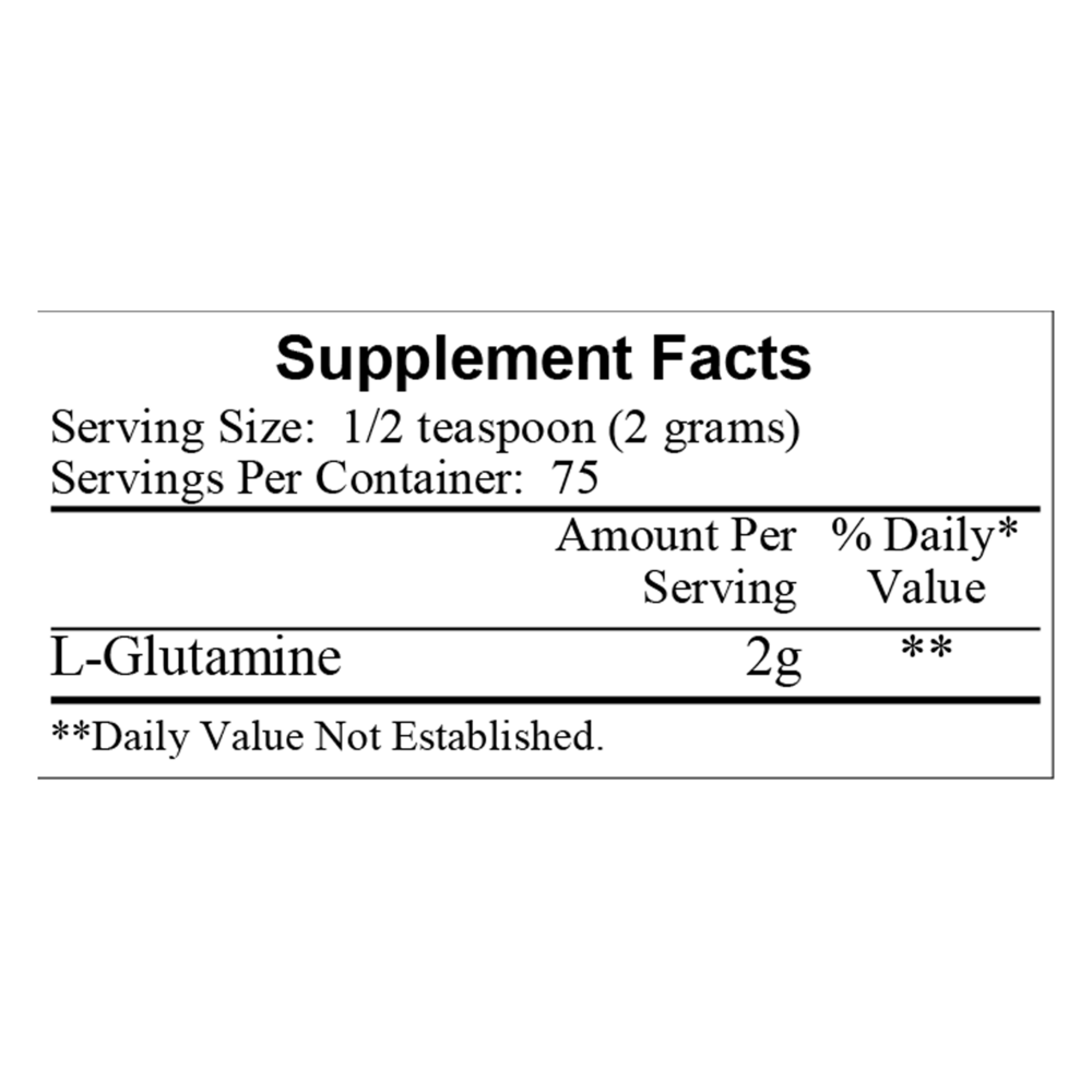 Product image for L-Glutamine Powder.
