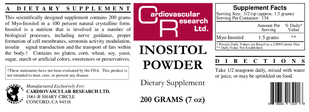 Product image for Inositol Powder.
