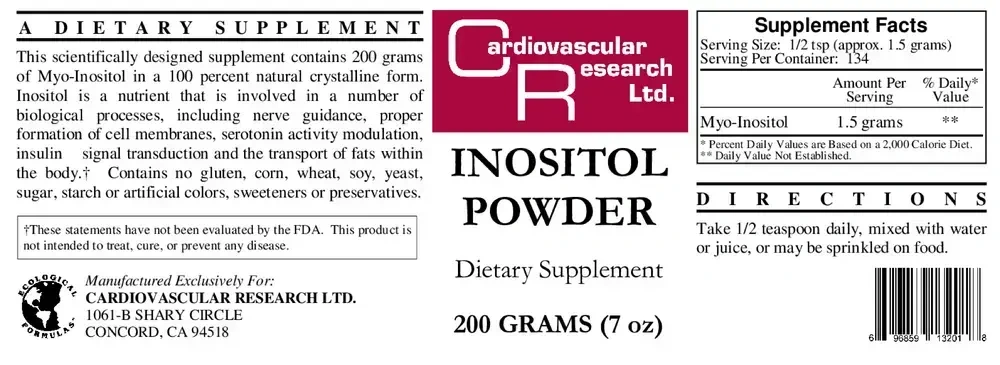 Product image for Inositol Powder.